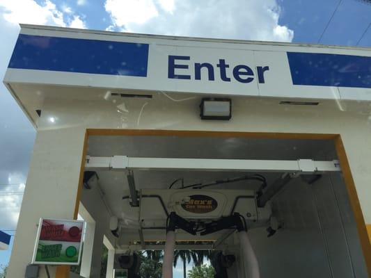 Touch free car wash at chevron on sunset dr