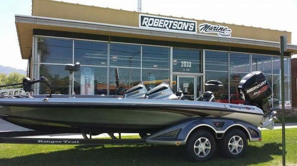 We proudly sell Ranger and Crestliner fishing boats.