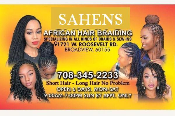 Sahens  African Hair Braiding