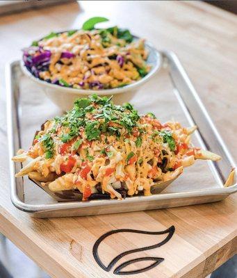 Kimchi Fries and Bowls