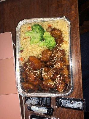 sesame chicken combo