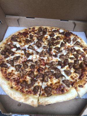 Sausage pizza