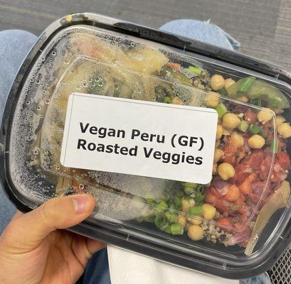 vegan peruvian bowl