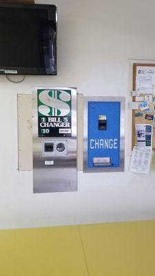 Bill changer machines