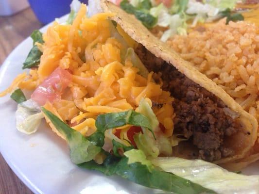 Beef crispy taco