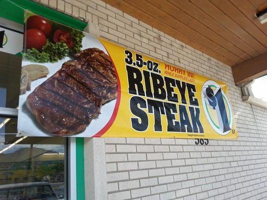 Dollar Tree steak?  I have serious reservations about this.