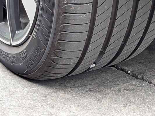 Nail or screw in your tire? They'll patch for $20!