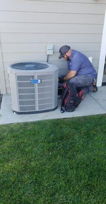 Residential maintenance. In the spring call and get your air conditioning ready for the summer months!