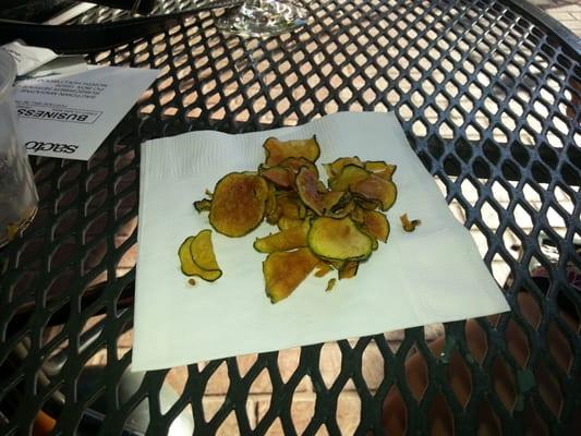 Roxy serves zucchini chips and they're delicious!