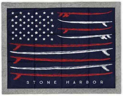 Stone Harbor Surfboard Blanket