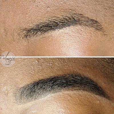 Eyebrow shape wax + tint