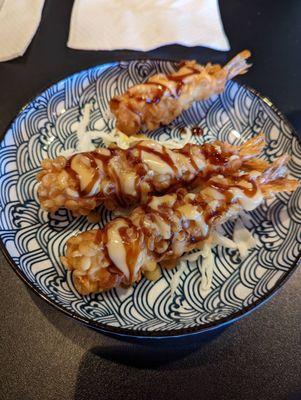 SHRIMP TEMPURA (3pc.)