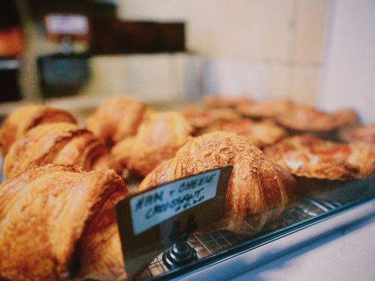 Ham and cheese croissants