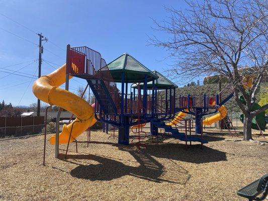 View of playground.