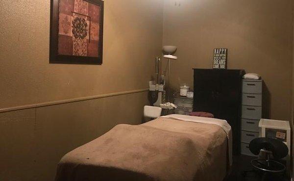 Facial and waxing room.