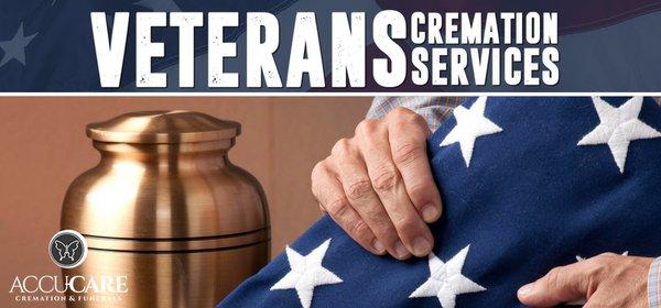 Accu-Care Cremation Services & Funeral Services - Veteran Services