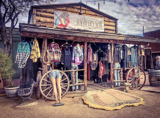 Jennifer's Web storefront in Frontier Town