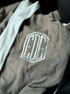 Monogrammed Robe