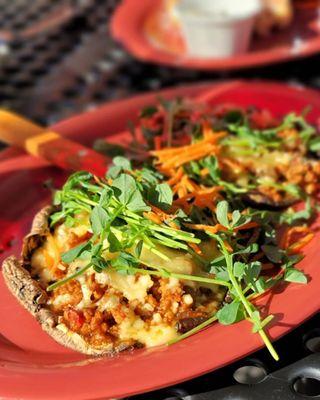 Portobello mushroom stuffed