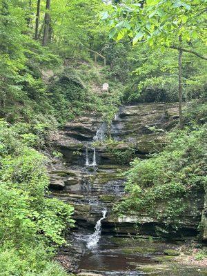 Gorgeous falls in a hike near the center.