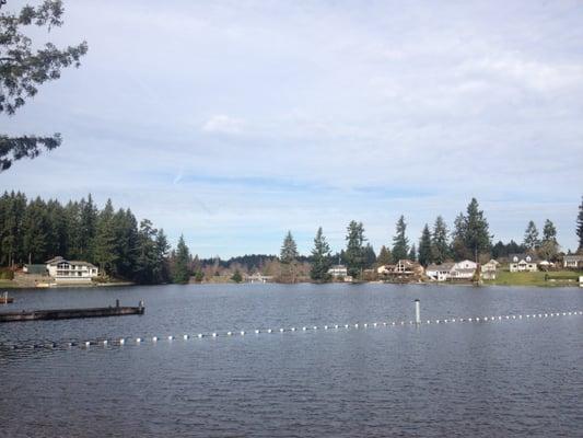 Long Lake in winter