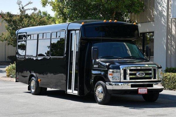 Photo of party bus in Santa Barbara.