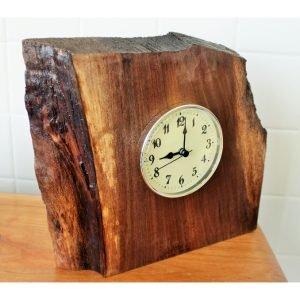 Live Edge Walnut Clock