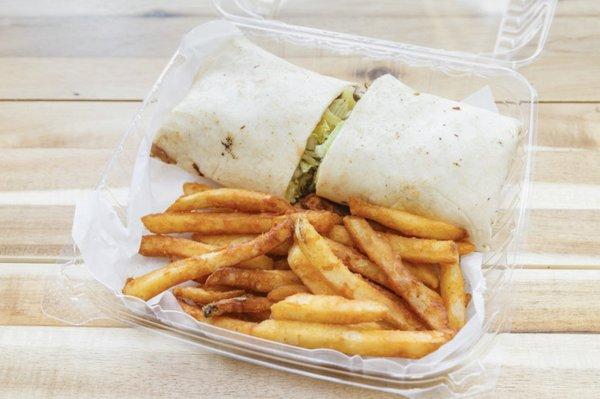 Steak Ranch Wrap Combo! Great for Lunch!