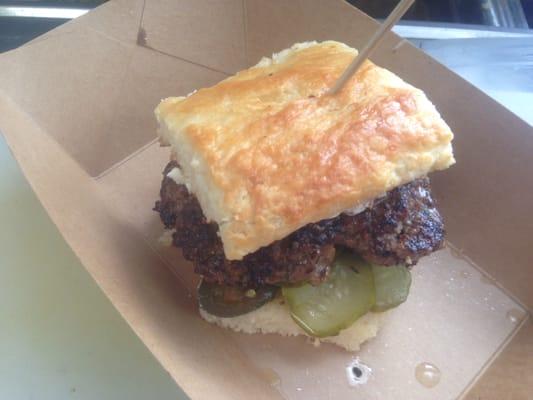 The Rog-Spicy Burger Biscuit