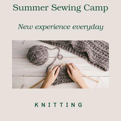 Knitting class for kids and adults