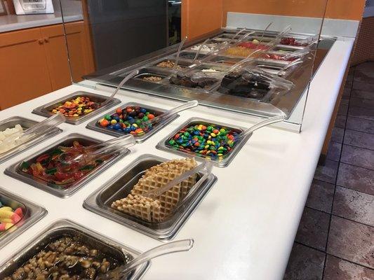 Toppings galore!