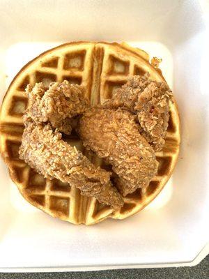 Chicken and waffles