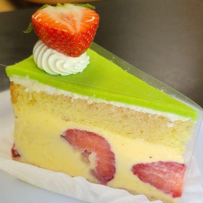 fraisier slice