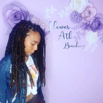 Crochet butterfly locs