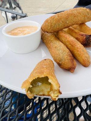 Fried pickles