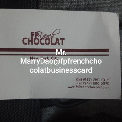 Fp french chocolat Business cards