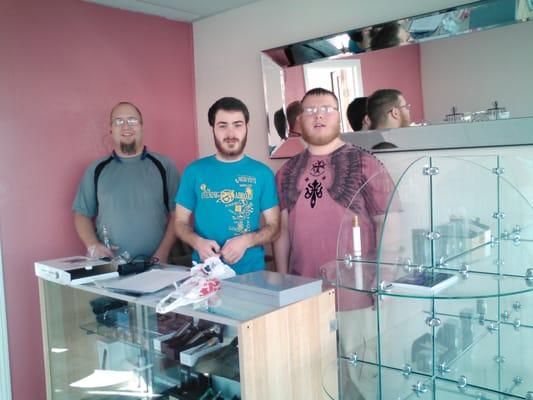 Cody and and Vape Shop Manager Kyle, our Vape experts.