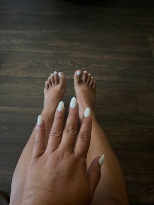 Acrylic and classic pedi