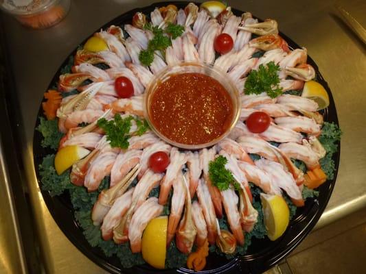 Custom-made Shrimp and Crab Platter