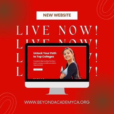 Beyond Academy College Planning Website