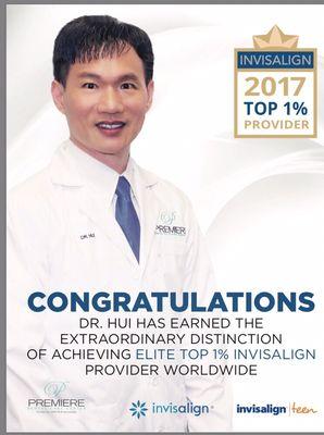 Invisalign Top 1% in the nation.