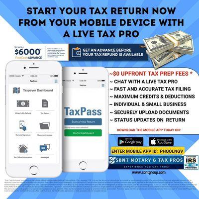 Get started with your tax return today!