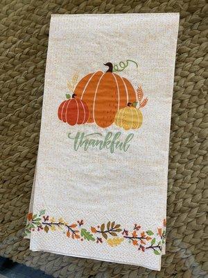 Napkins for Thanksgiving.