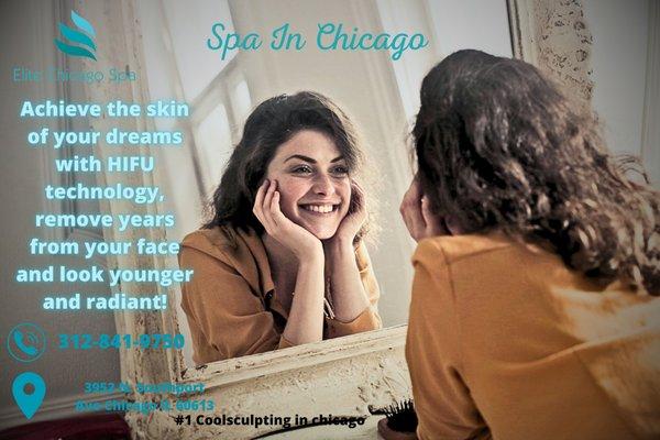 HIFU is a technology that improves skin without surgery, leaving it radiant and toned. https://elitechicagospa.com/coolsculpting-in-chicago/