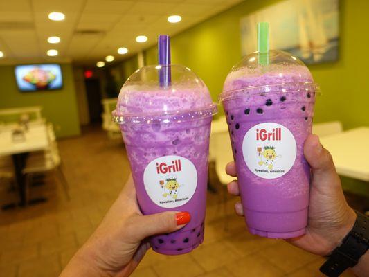 Ube bubble tea!