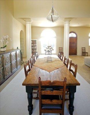 Custom Dining Table By Water Street Interiors