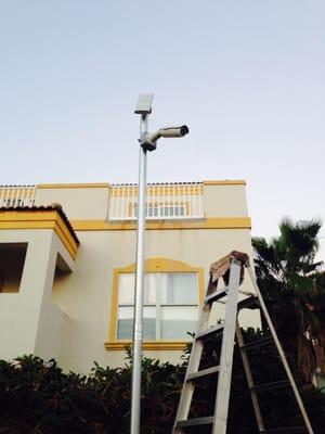 5 megapixel wireless ip camera installed at the new bahia mar south padre island.