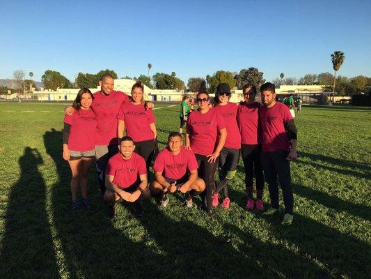 Sunday Flag Football at Millikan Jr. High in Sherman Oaks