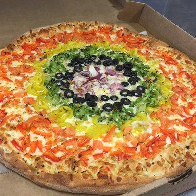 Rainbow Pizza