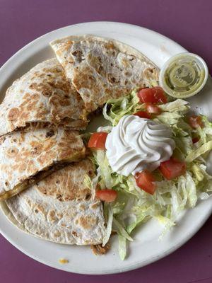 Carnitas quesadilla @ Tu Taqueria.